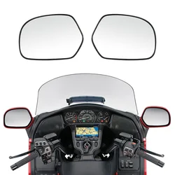 Motorcycle Clear Rear View Side Mirrors Glass Left Right For Honda GoldWing GL1800 2001-2017 2016 2013 2011 2002 2003