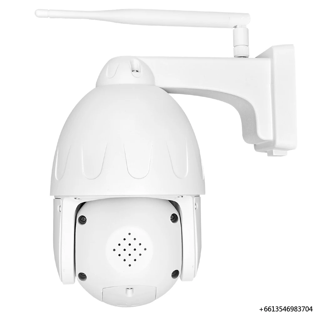 CamhiPro Outdoor Auto Tracking PTZ 2MP 5MP 12MP Megapixel Ip Camera 10x Optical Zoom 16 Times White and Black Cctv Cameras