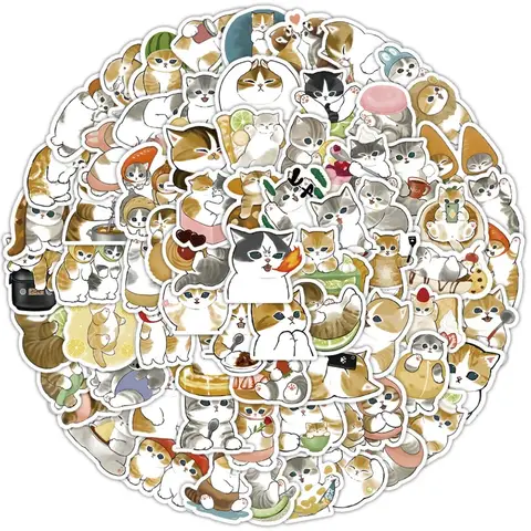 12 best sales söta kattklistermärken - №11