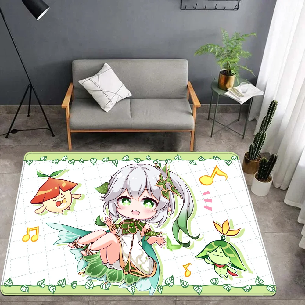 Nahida Genshin Impact  Entrance Door Mat Washable Non-Slip Living Room Sofa Chairs Area Mat Kitchen Welcome Doormat