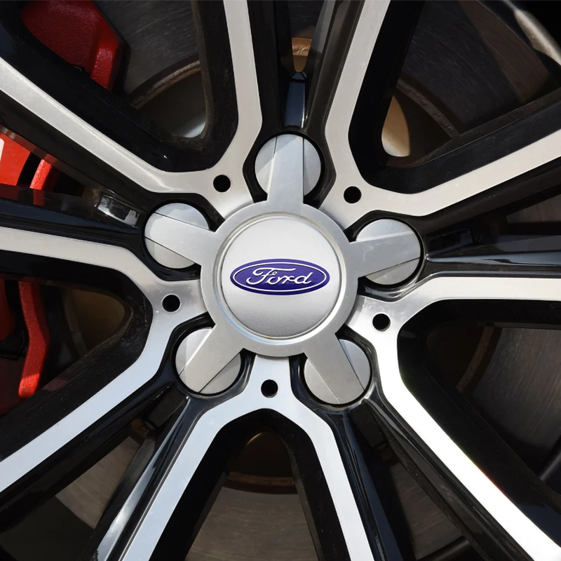 4pcs 56/60MM Wheel Center Caps Hub Car Rims Dust-proof Cover Hubcaps for Ford Focus 2 3 4 MK2 MK3 MK5 Fiesta MK7 Mondeo Fusion