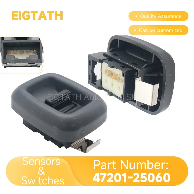 Single Power Window Control Switch 47201-25060 For Suzuki Baleno SY413 Esteem 1995‑2002 Factory Price Car Spare Parts 4720125060