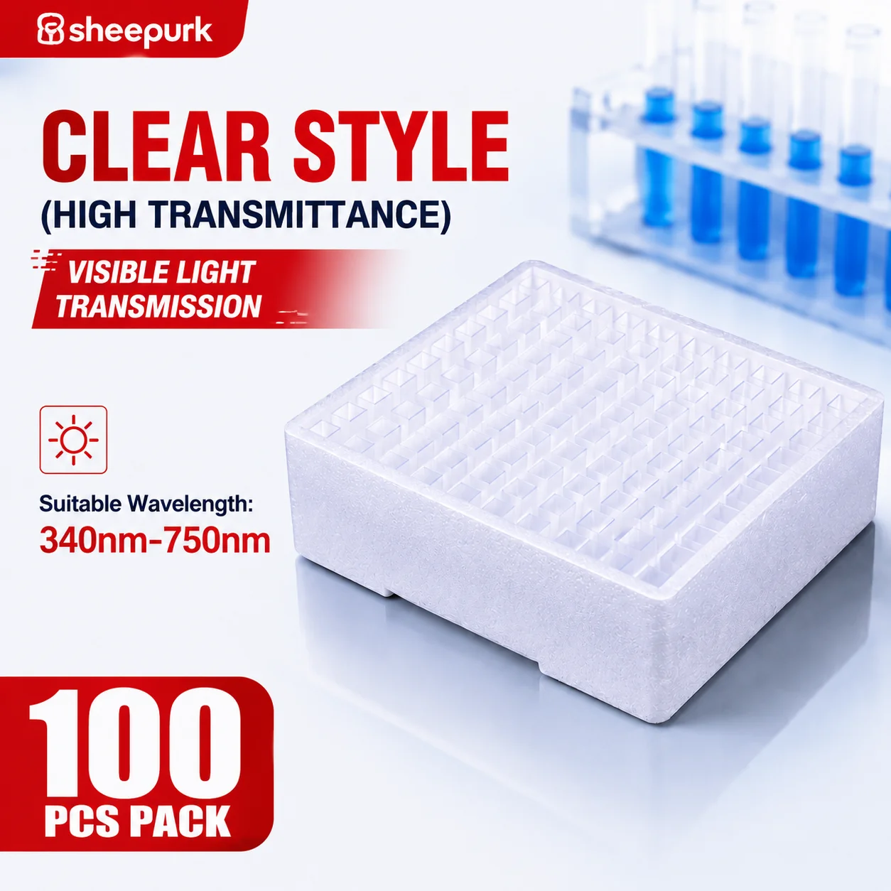 Einweg-Plastikküvetten 10mm PL 4,5ml 100 Stück 2 Ausführungen Hohe Lichtdurchlässigkeit Integralgeformte Labor-Spektrophotometer-Küvetten – Detail 9