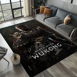 3D Black Myth Wukong Monkey King Cartoon Game Carpet Rug for Bedroom Living Room Home Sofa Decoration,Children Decor Floor Mat
