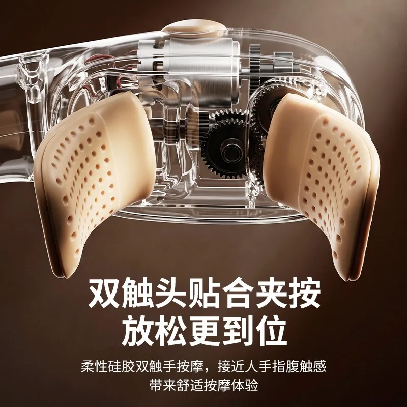 Long Handle Adjustable Handheld Kneading Massager for Neck Shoulder Cervical