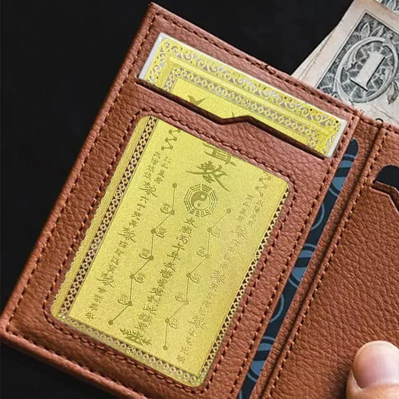 

2026 Tai Sui Amulet Card Feng Shui Prayer Gold Card Exorcism Protection Buddha Gift Amulet Safe Bring In Wealth And Treasure