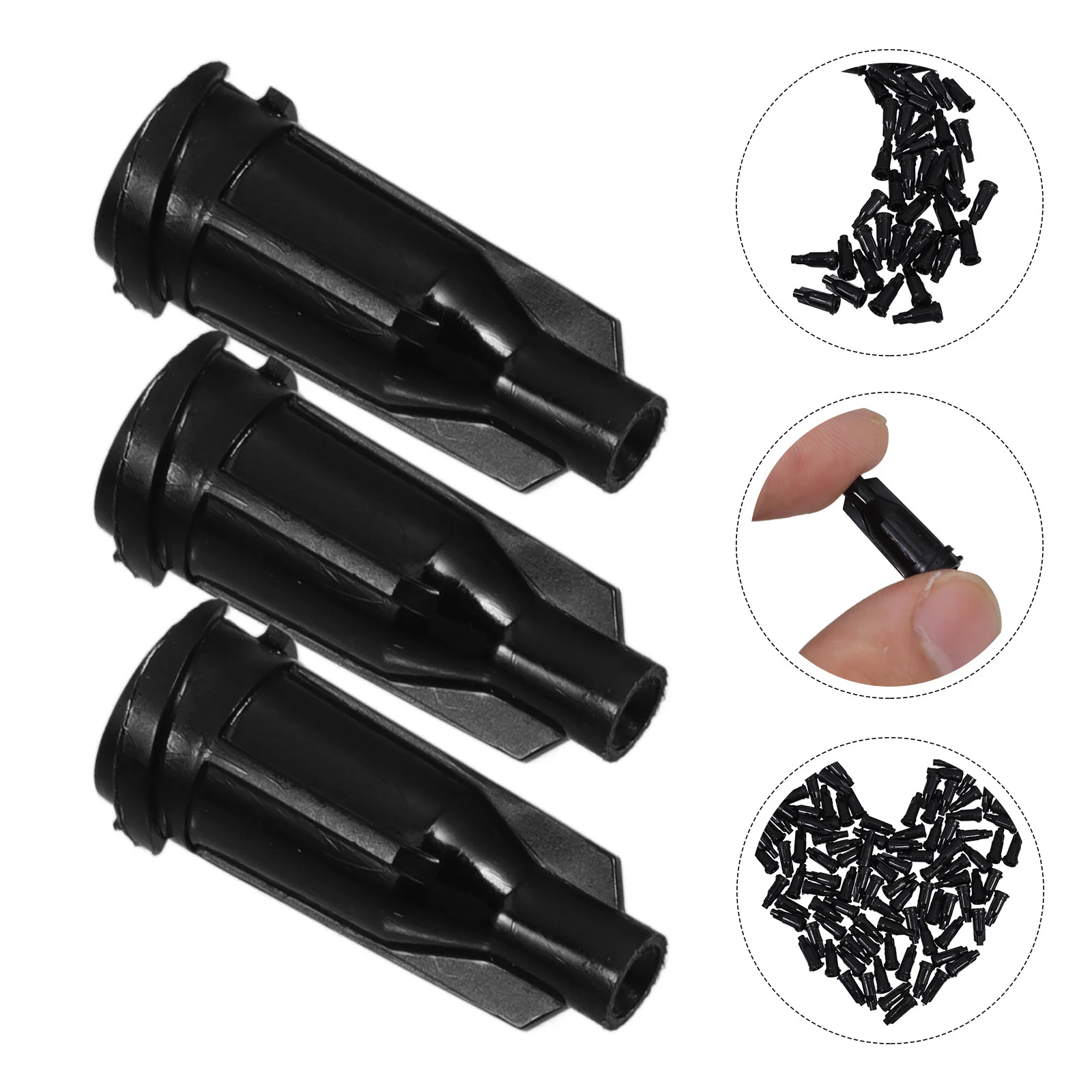

100pcs Replacement Luer Lock Syringe Tip Cap Leakproof Screw For Laboratory Medical Use Precision Dispensing Applicator Caps