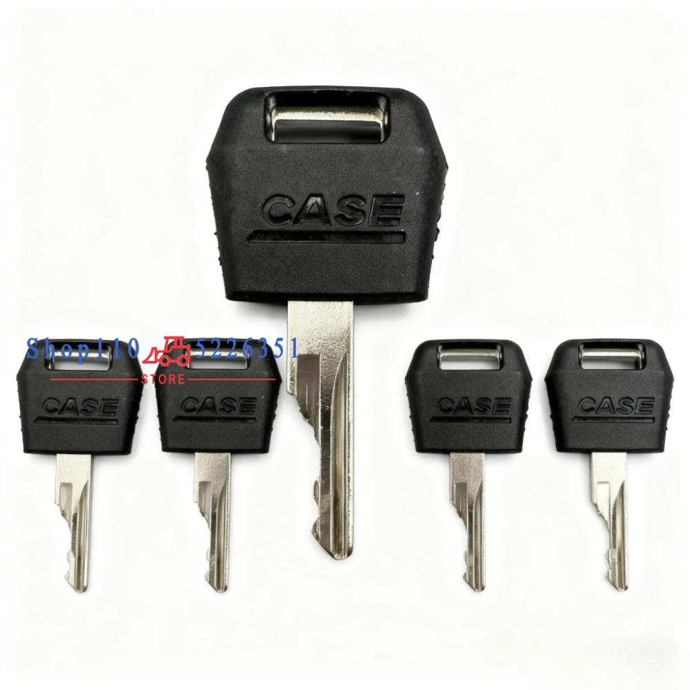 5pcs/2pcs/1pc for Case Skid Loader Keys D250 Start-Key CASE Sweeper Ignition Key