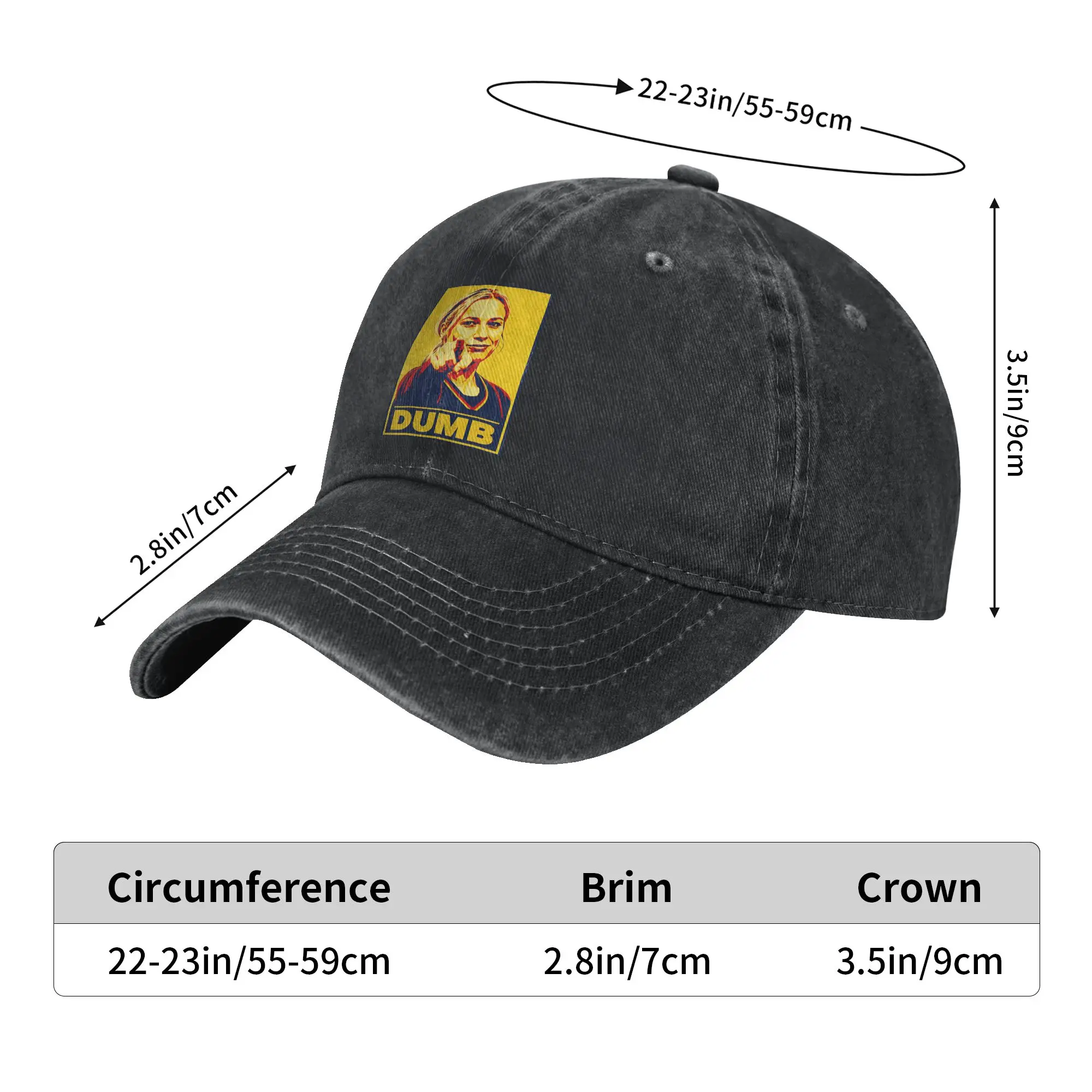 Sophie Cunningham Pointing Baseball Cap Sun  Hiking Fishing Sun-Proof Washed Hip Hop Hats Unisex-Teens Streetwear Snapback Cap