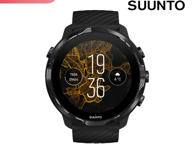 Original SUUNTO 7 Outdoor Sports Watch Payment Music Swimming Running Matsuto 70 Various Sports Modes Waterproof Long Range