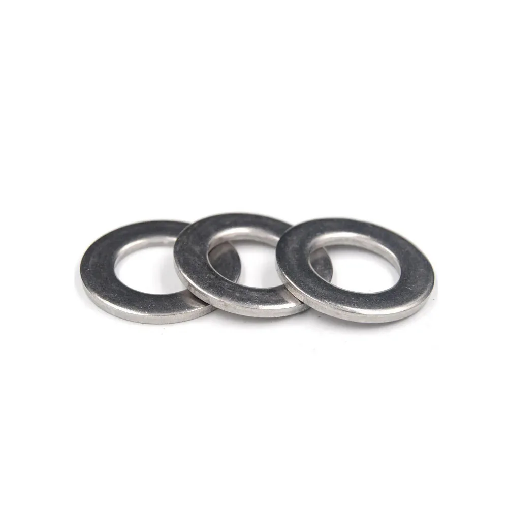 GB97 A2 Flat Washers M3 M4 M5 M6 M8 M10 M12 M14 M16 M18 M20 M24 M27 304 Stainless Steel Plain Gaskets
