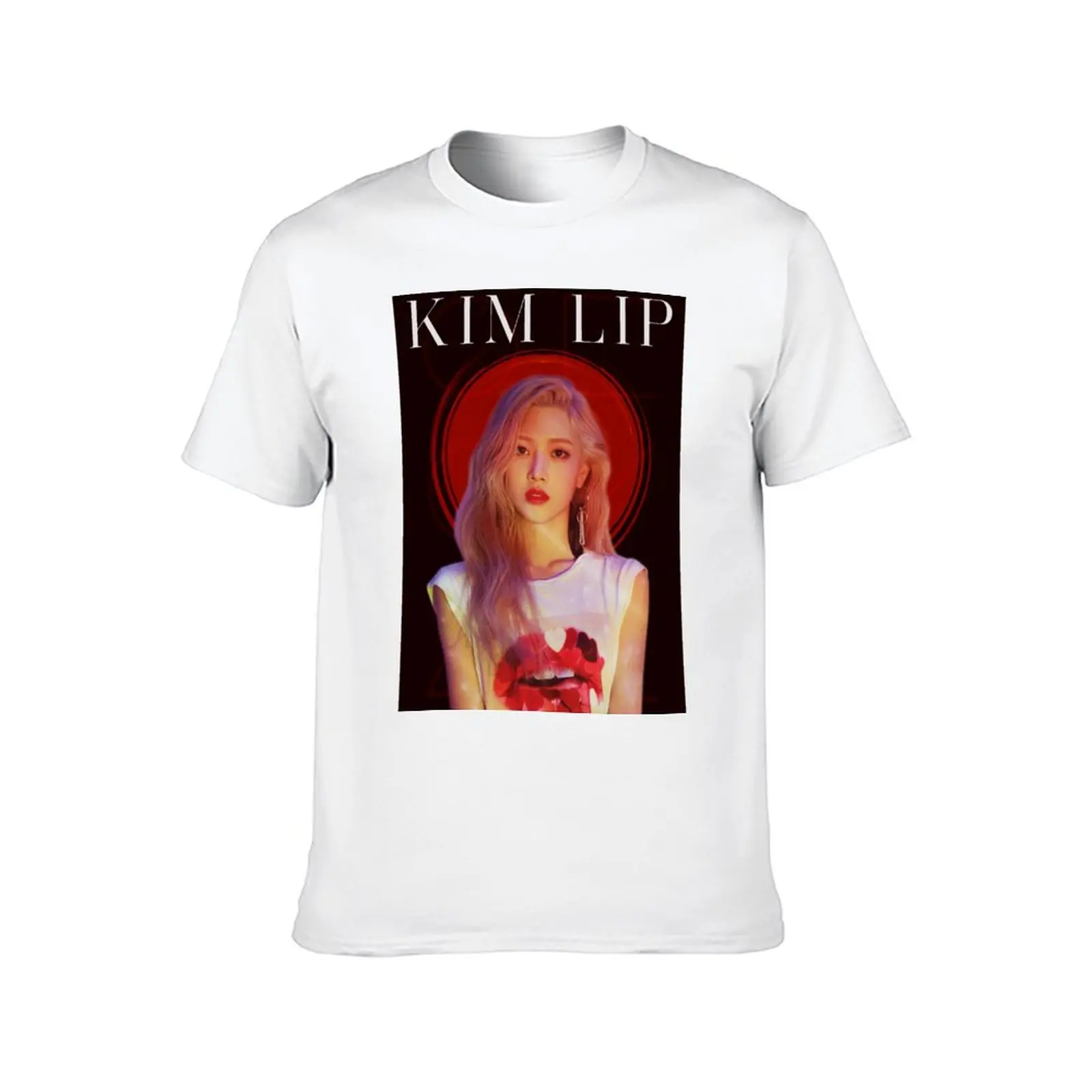 Loona Kim Lip T-Shirt man t shirt cotton t shirts designer T-Shirt