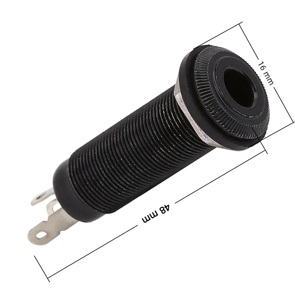 Conector mono estéreo roscado plateado/negro con cilindro elevador - imagen 5