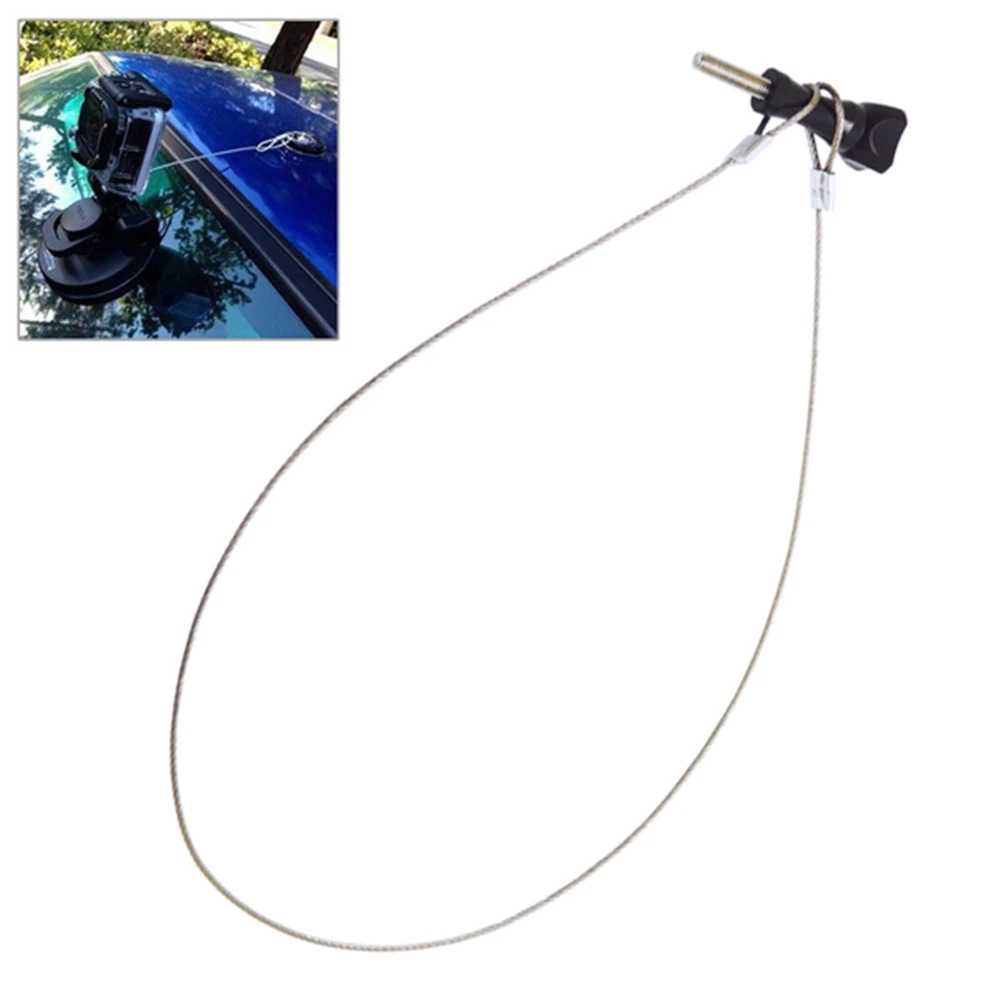 Steel Sports Camcorder Camcorder Accessories For Gopro Hero Lanyard Tether Protective Rope Anti-loss Wire Lanyard Rope