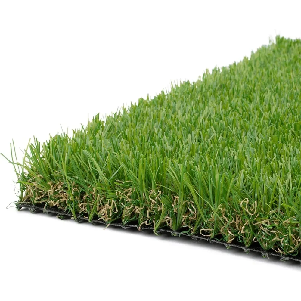 

Realistic Thick Artificial Grass Turf -Indoor Outdoor Garden Lawn Landscape Synthetic Grass Mat - Thick Fake Grass Rug