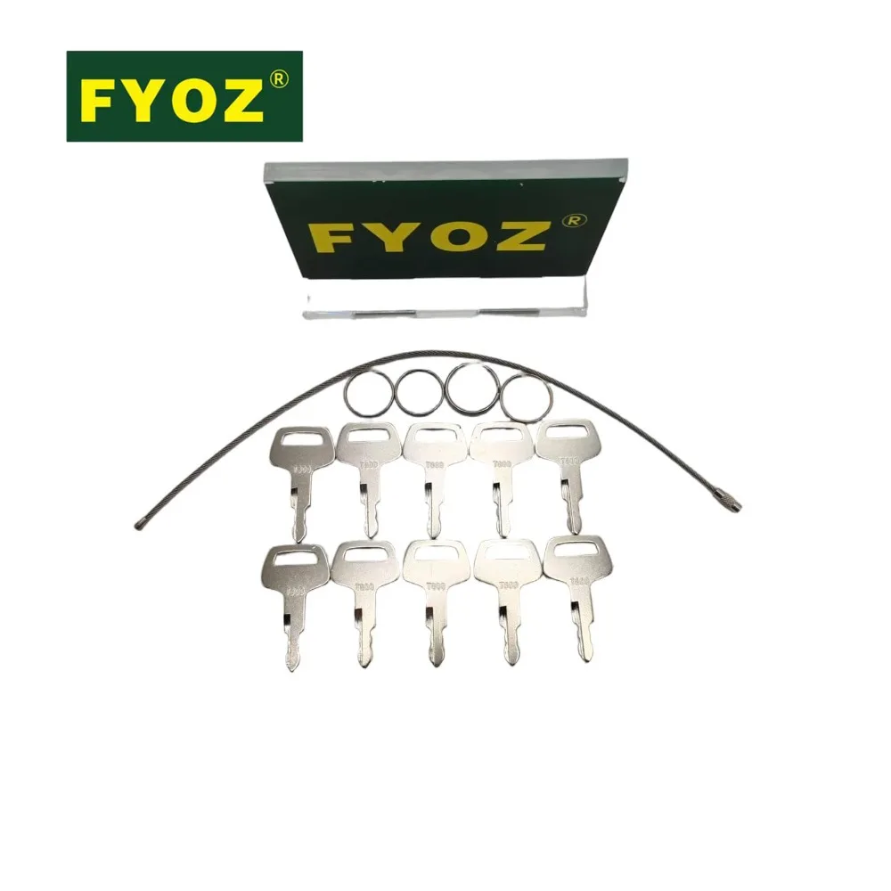 10PCS Ignition Keys T800 For TCM Wheeled Loader Heavy Equipment Keys