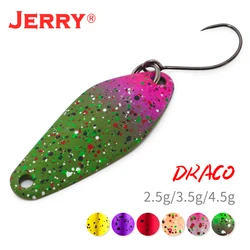 Jerry Draco UL Freshwater Metal Spoon Fishing Lure Jigging Baits 2.5g3.5g4.5g Artificial Spinner Hard Baits For Trout Bass