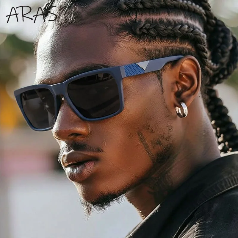 الاستقطاب خمر الشرير مربع النظارات الشمسية الرجال 2025 العلامة التجارية الفاخرة الكلاسيكية Steampunk نظارات شمسية UV400 حماية القيادة نظارات #2