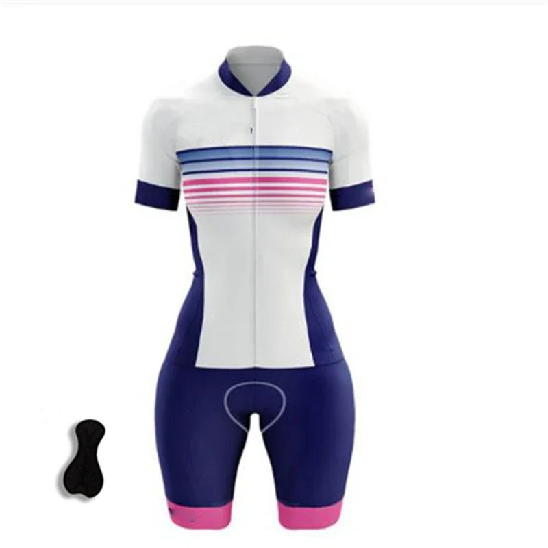 Custom Sublimation Spandex Triathlon Clothing Women Triathlon Suit, Women Triathlon Cycling Suit For Wholesale Hot Sale Products image 6