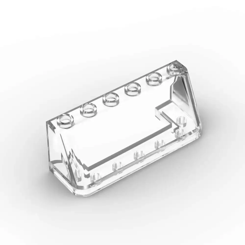 MOC 1PCS Part Bricks 4176 30607 2X6X2 Windshield Building Blocks Set Car Trans Window Glass Particle DIY Toys Birthday Kids Gift