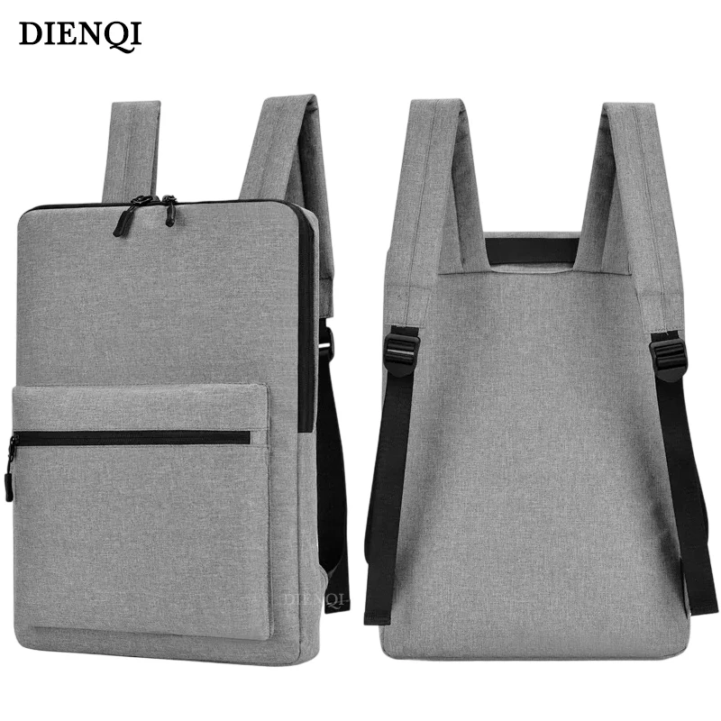 

Slim Laptop Backpack 15.6" Computer Student College Teenager Small Thin School Bags Minimalist Waterproof Bagpack for Men Women