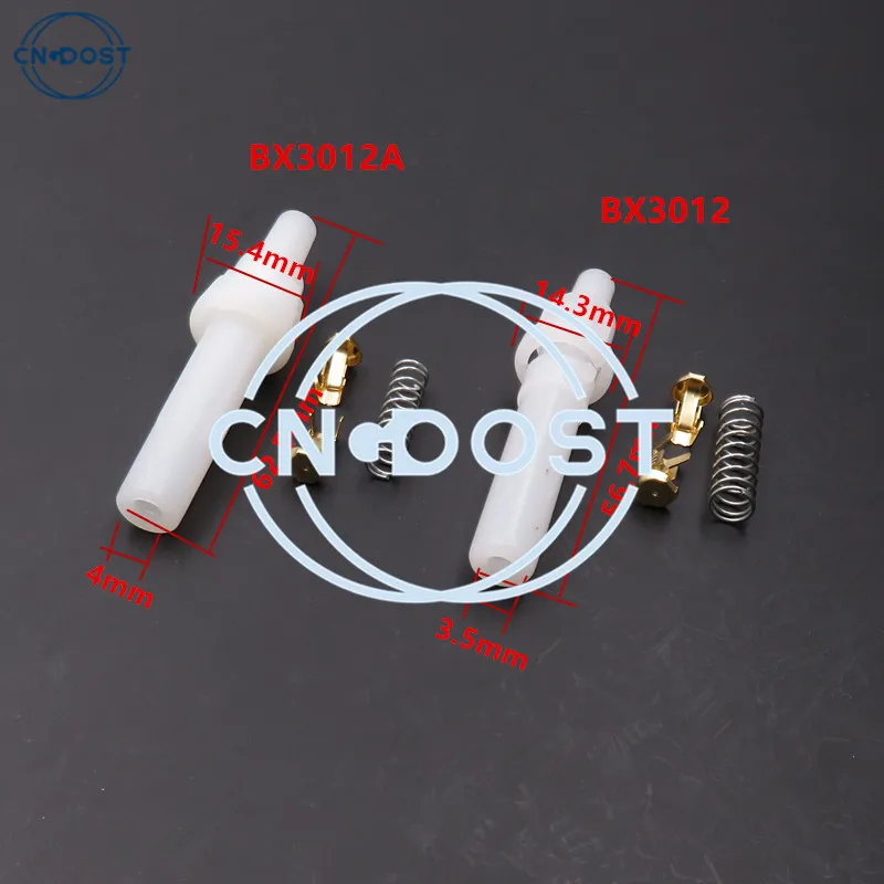 

1 Set 6x30mm 6*30mm White Lantern Type Fuse Holder BX3012 BX3012A AC Assembly Screw Type Glass Fuses Box With Spring