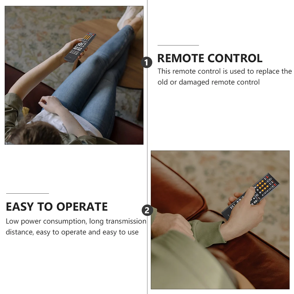 

Remote Control Replacement For Receiver Avr-391 Rc-1120 Big Button Long Range Low Power No Easy