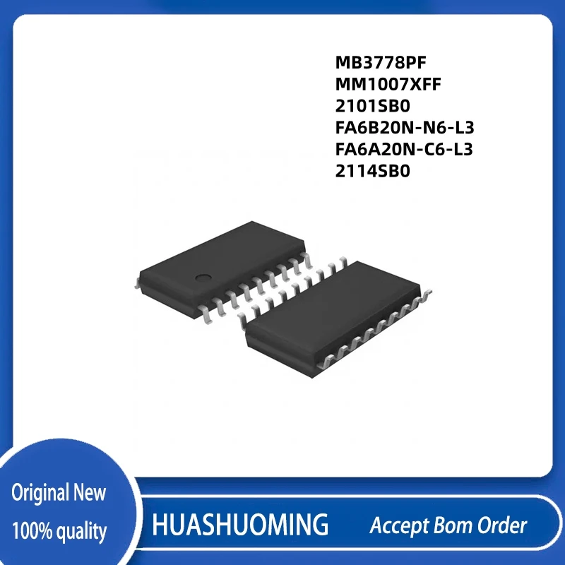 NEW 10PCS/Lot MM1007  MM1007XFF  MB3778PF   MB3778   3778  2101SB0  2101SB  2101  FA6B20N-N6-L3 FA6A20N-C6-L36A20 6B20 2114SB0
