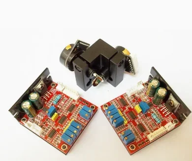 25Kpps Galvanometer Scanner Kit HT‑25K YAG Laser Galvo Scan Head with Driver Board 400‑700nm for Marking 3D Printing Machine