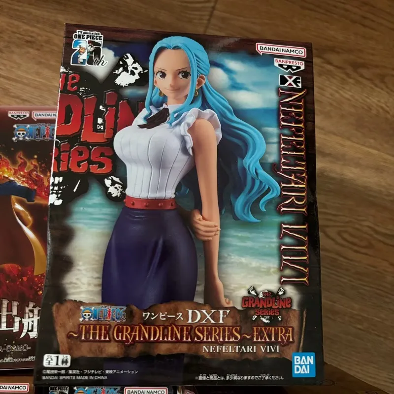 

Bandai Original Anime One Piece DXF The Grandline Series Extra Nefeltari Vivi PVC Action Figure Model Toys gift