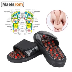 Foot Massage Slippers Acupuncture Therapy Massager Shoes For Foot Acupoint Activating Reflexology Feet Care Massageador Sandal