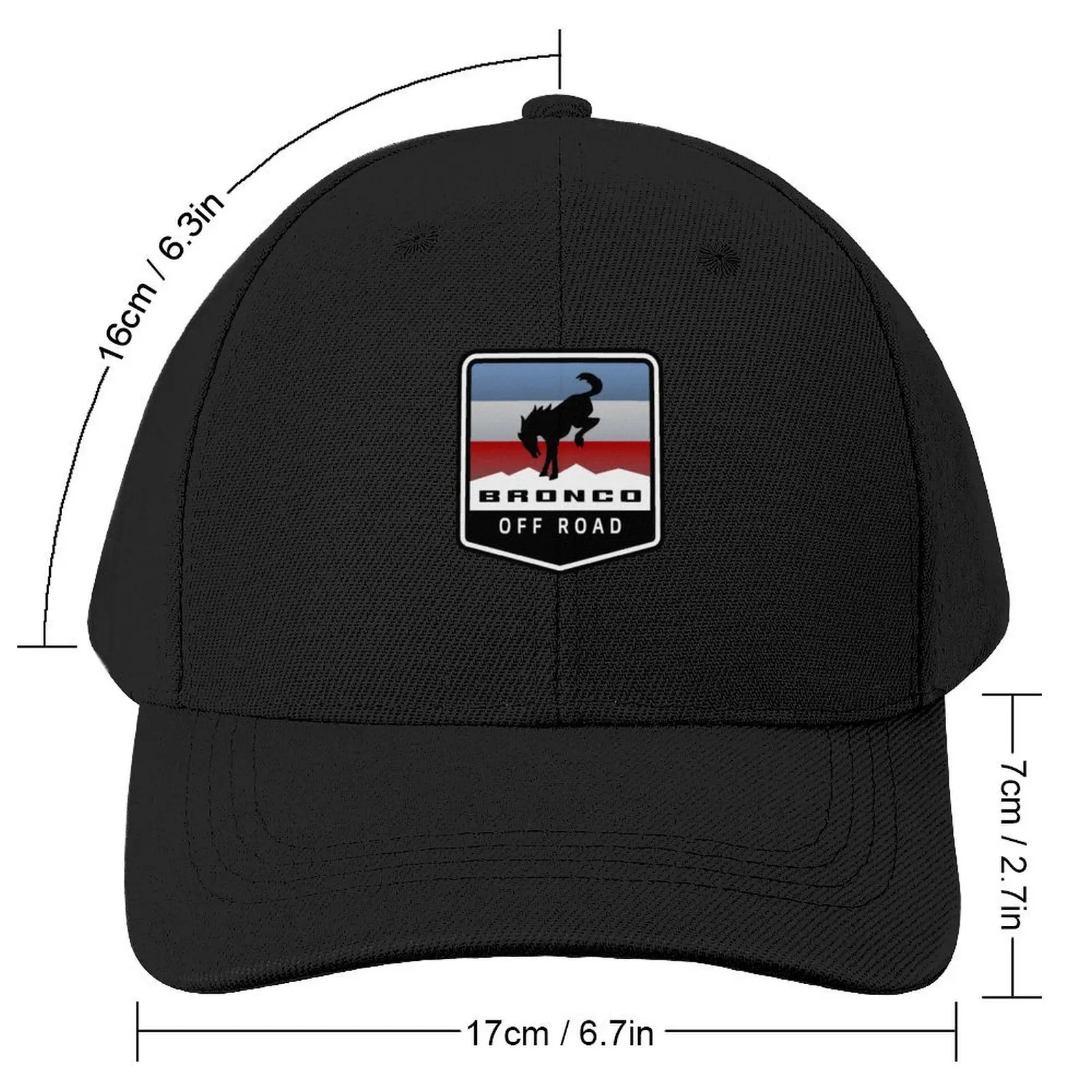 Ford Bronco All American Off Road Baseball Cap Visor Designer Hat black Golf Wear Men Women's