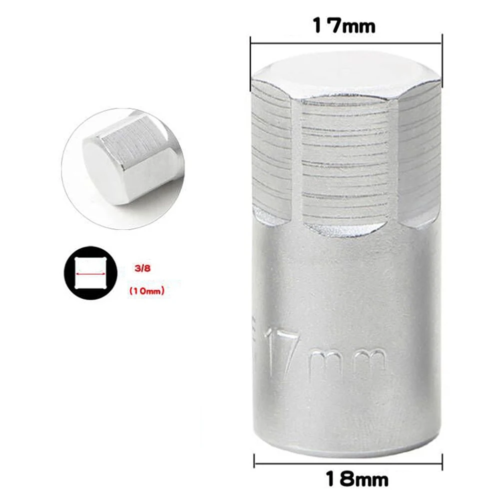 4 шт., гайковерт для слива масла M16 H17 S8 S10, 3/8 дюйма