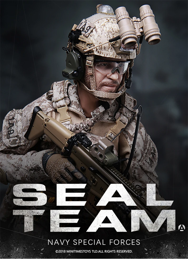 MINITIMES M012 1/6 US SEAL Team Navy Special Forces Soldat Actionfigur Komplettset 12'' Männliche Figur Modell Sammlerstück