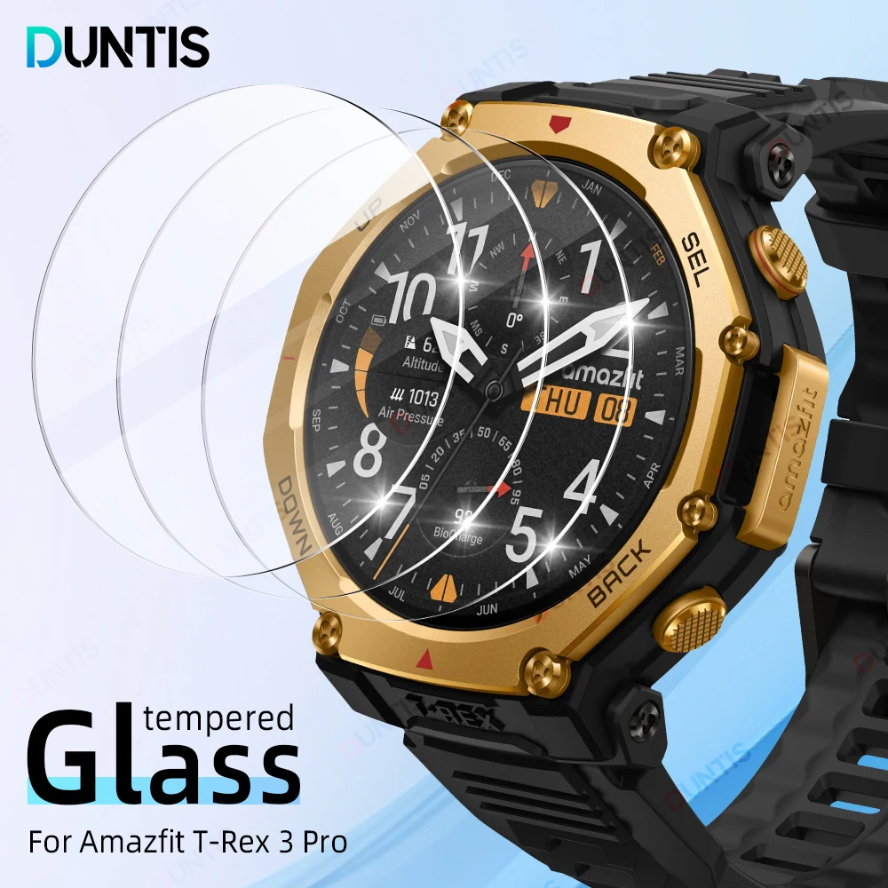 Screen Protector Glass For Amazfit T-Rex 3 Pro Scratch Resistant HD Protective Glass For Amazfit T-Rex 3 Pro Accessories