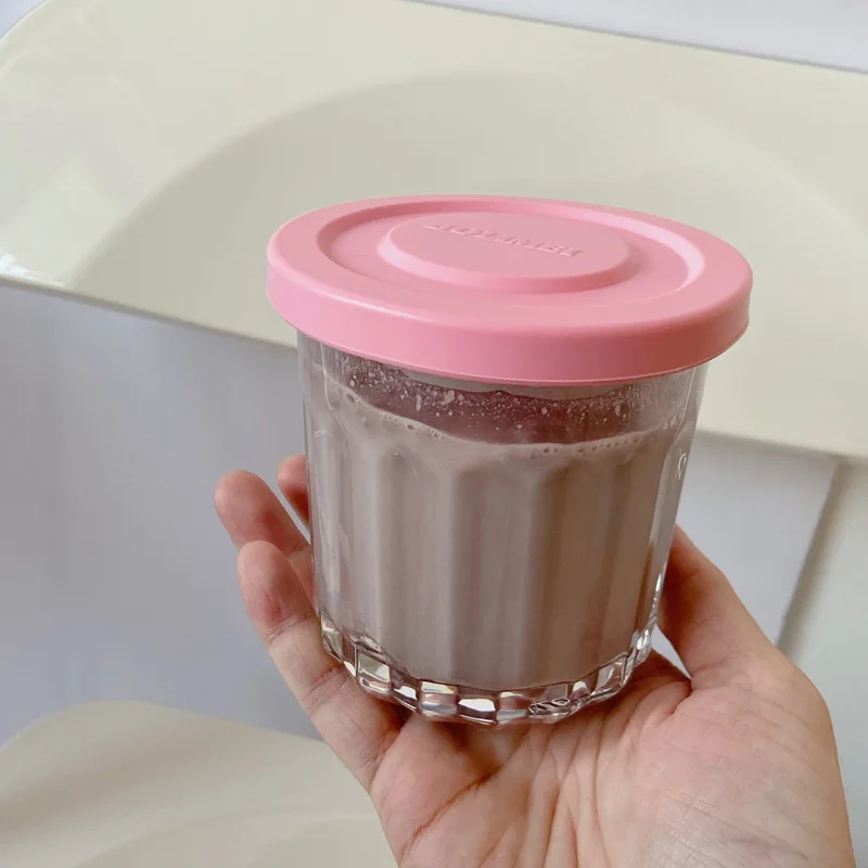 Color Cover Glass Sealed Tank Storage Box Snack Storage Tank Tea Pot Dried Fruit Coffee Bean Jar Fridge Organizer Containers