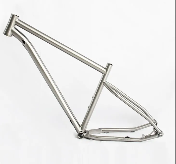 Titanium Grey Integrated Metal Road Bike Disc Frameset 27.5/29 Wheel Size Lightweight 5-Year Warranty