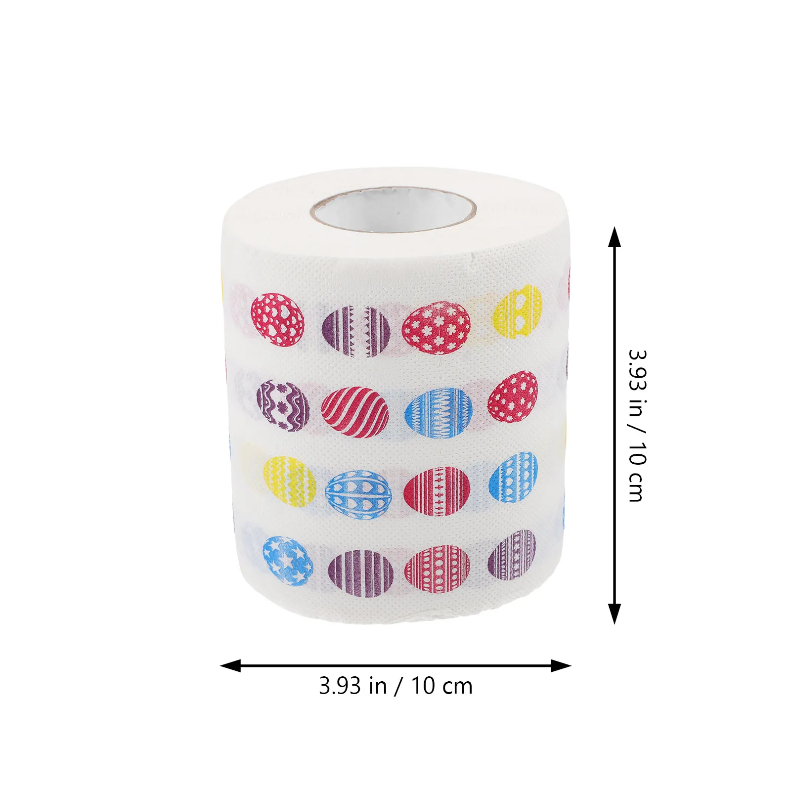 2 Rolls Printed Toilet Paper Decorative Tissue Printed Toilet Paper Roll Soft Comfortable Bathroom Supplies Sticker
