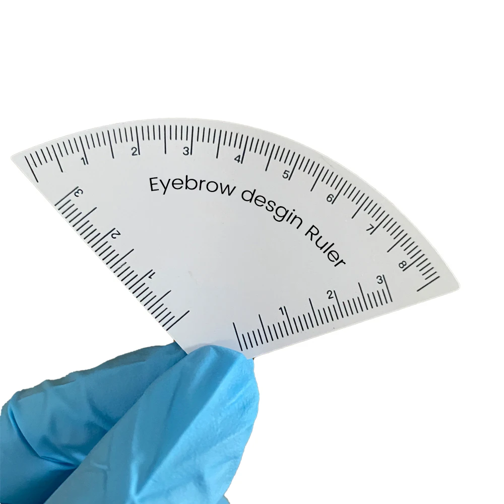 1-Minute-Lineal für Augenbrauen, Zeichnung, Design, Microblading-Kartierwerkzeug, Formung, permanenter Tattoo-Anleitung, Augen-Make-up-Werkzeug, Tattoo-Zubehör – Detail 4
