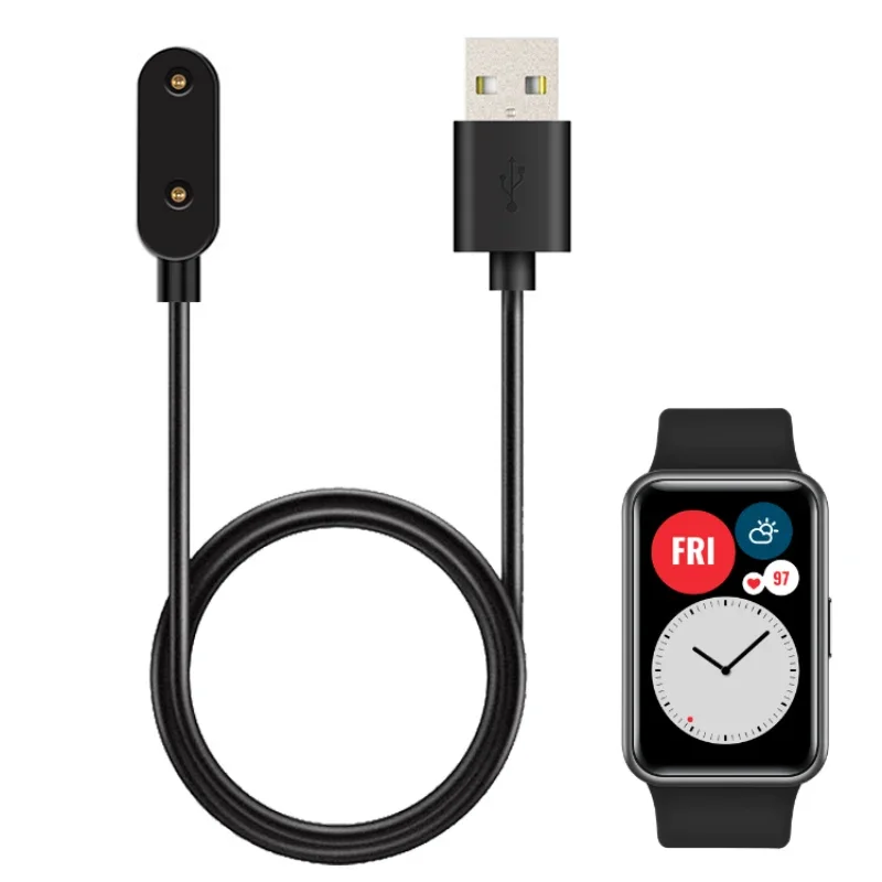 USB Charging Cable For Huawei Watch Fit 2/huawei band 9 8 7 6 6pro.honor band 6 fit mini Samsung Galaxy Fit3 Magnetic Charger