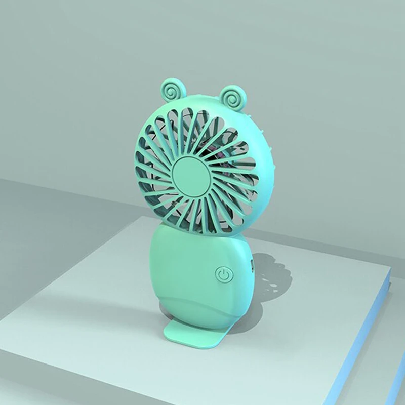 Sommer tragbarer Mini-Lüfter kleiner Taschen ventilator Cartoon-Ventilator Hand ventilator für Mini-Elektro ventilator im Freien