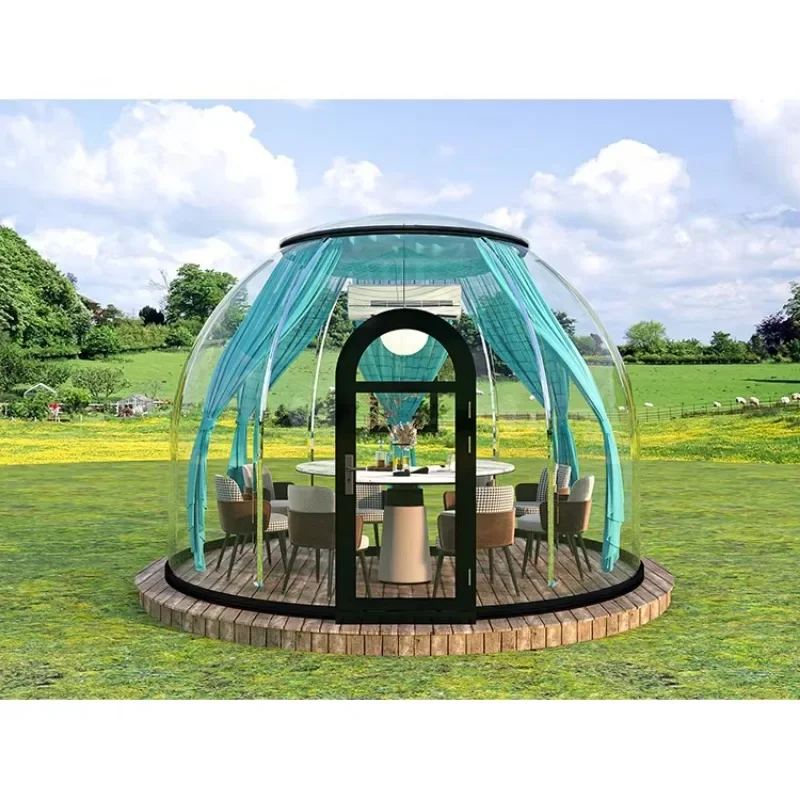 Polycarbonate Deluxe Dome Room Transparent Outdoor Dome Tent Transparent Bubble Dome Room