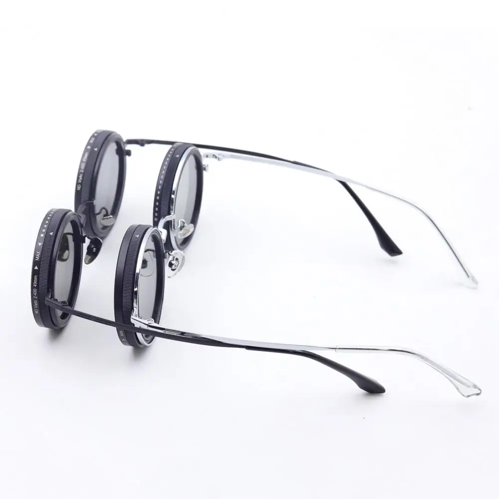 نظارات شمسية لحماية العين، نظارات شمسية قابلة للتعديل مع عدسات مرشح Nd للرجال، نظارات مستقطبة مستديرة مع الأشعة فوق البنفسجية للشاطئ