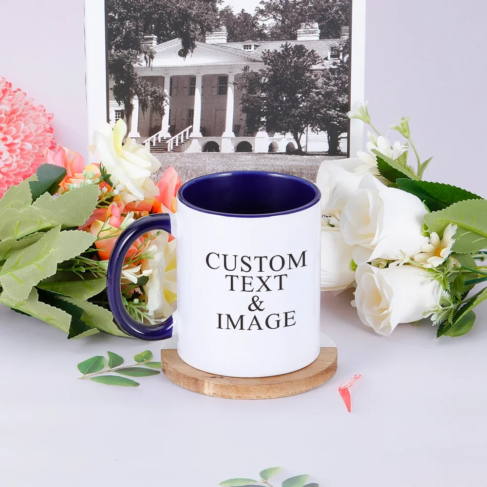 Custom Mug Personalized Coffee Mug Custom Photo Text Logo Novelty Customized Gifts for Men and Women Tea Cup 11oz Coffee Mug