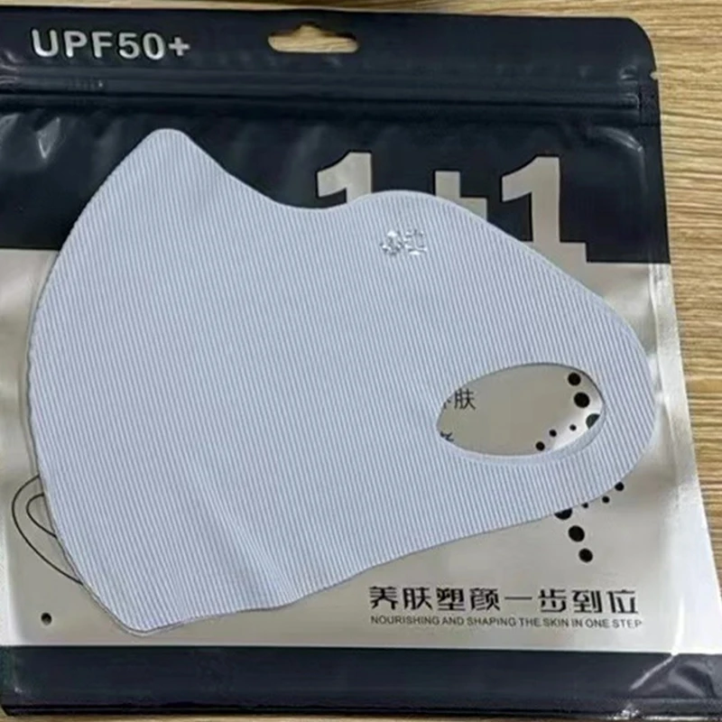 قناع وجه من الحرير الجليدي ثلاثي الأبعاد لركوب الدراجات، مضاد للأشعة فوق البنفسجية للحماية من الشمس للجنسين، وشاح قناع جري باندانا قابل للتعديل وجيد التهوية