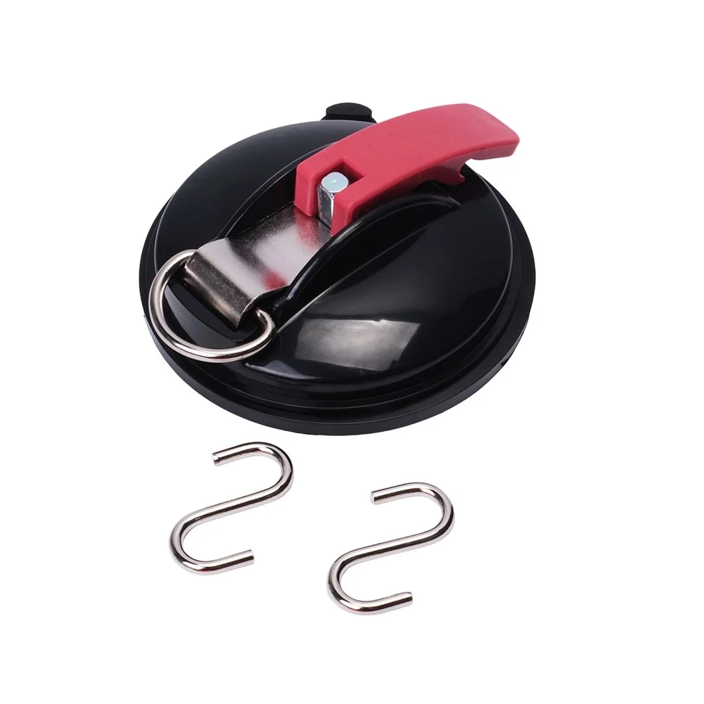 

Вакуумная присоска для снаряжения для активного отдыха, инструмент для кемпинга, присоска из АБС-пластика и ПВХ с металлической конструкцией, технология вакуумной герметизации