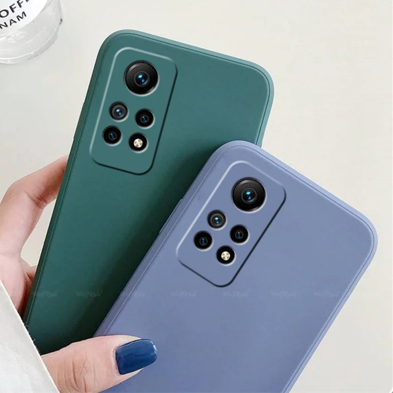 For Xiaomi Redmi Note 12 Pro 4G Case Redmi Note 12 Pro 4G Cover Funda Shockproof Original Liquid Silicone Case Redmi Note 12 Pro