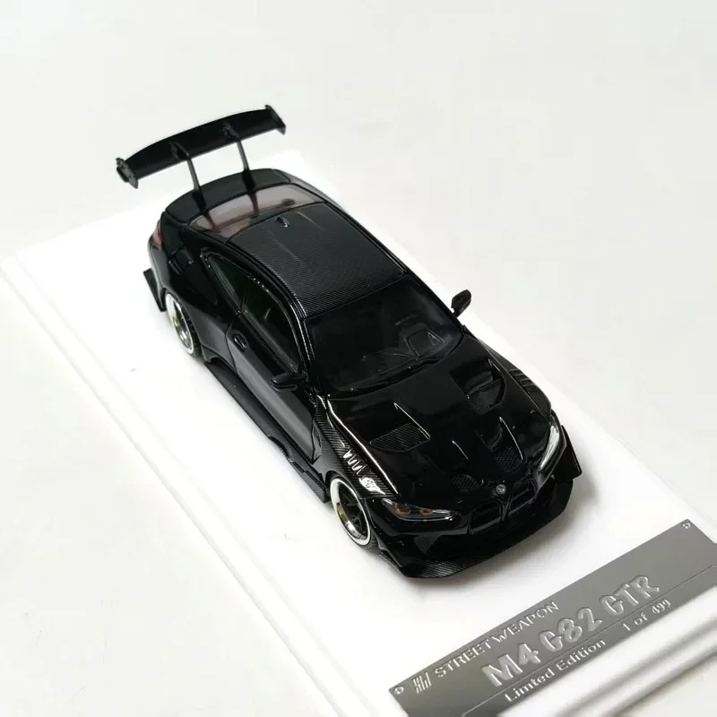 SW Diecast 1/64 Scale BMW Alloy Car Model BMW G82 M4 GTR Play Vehicles Toys Original Box Collection Display view 3