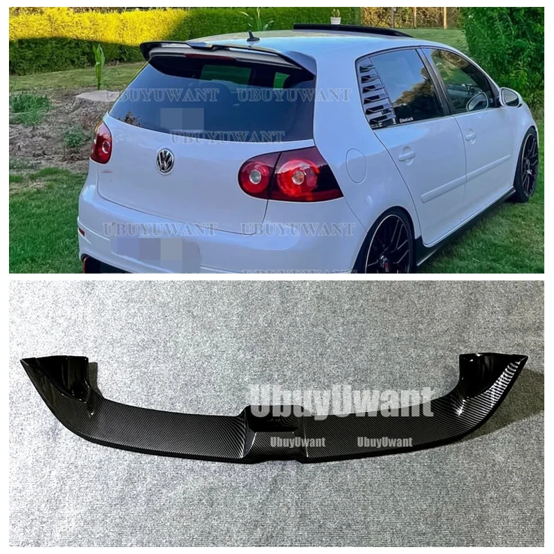 Roof Spoiler Oettinger Style Wing Glossy Black  ABS Plastic Hot Selling For Volkswagen VW Golf 5 V MK5 R32 Golf 5 GTI 2006-2009