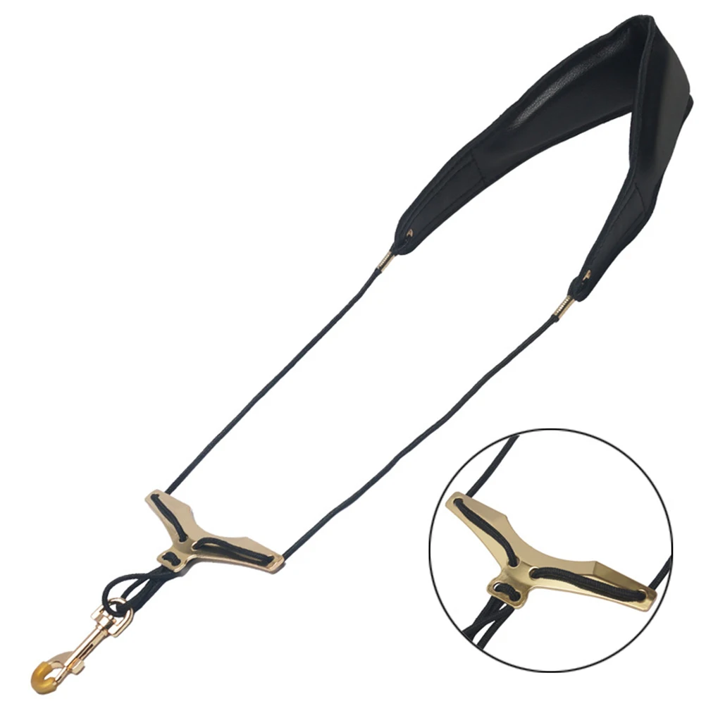 

Saxophone Shoulder Strap Adjustable Comfortable Long Playing Time Suitable for Sax Players Music Lovers Easy Install